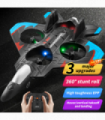 4DRC V32 RC Plane, Foam Remote Control Airplane with Light, 2 Batteries,  6-axis Gyro Stabilize Systems RC Fighter Jet Plane Toys .Logistics is randomly sent by EVRI/ROYAL MAIL/DPD.