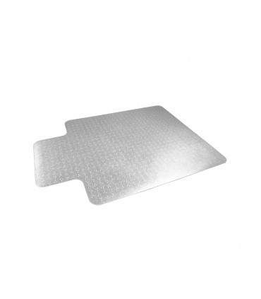 Cleartex TrYlok Rectangular Lipped PVC Chair  Mat for Low Pile Carpets up to 6mm - 120 x 90cm