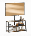 HOMCOM TV Stand Cabinet with Swivel Bracket for 32 - 65 Inch TVs