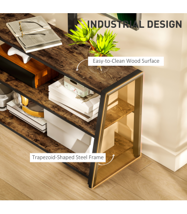 HOMCOM TV Stand Cabinet with Swivel Bracket for 32 - 65 Inch TVs