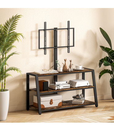 HOMCOM TV Stand Cabinet with Swivel Bracket for 32 - 65 Inch TVs