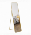 HOMCOM Rectangular Full Length Mirror for Bedroom, 40 x 160 cm, Gold Tone