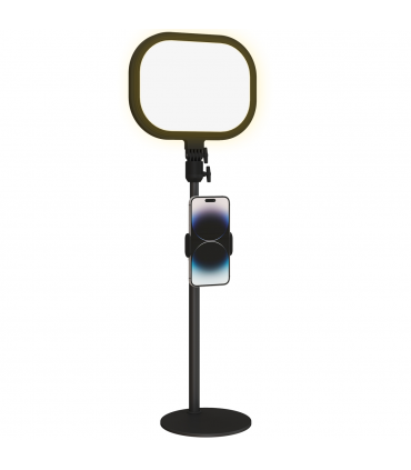 HOMCOM Bedside Table Lamp with 5 Colour Modes & 10 Brightness Levels, Black