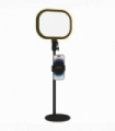 HOMCOM Bedside Table Lamp with 5 Colour Modes & 10 Brightness Levels, Black