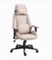 HOMCOM Gamer Computer Chair, Gaming Chair with Swivel Wheels, Pale Pink