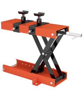 HOMCOM 500 kg Motorcycle Scissor Lift Jack, Steel Motorbike Lifting Stand