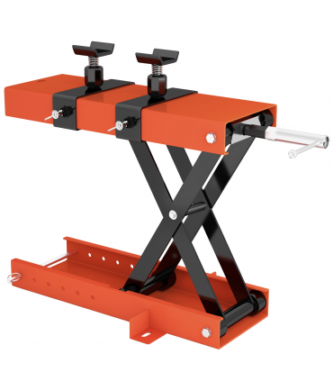 HOMCOM 500 kg Motorcycle Scissor Lift Jack, Steel Motorbike Lifting Stand