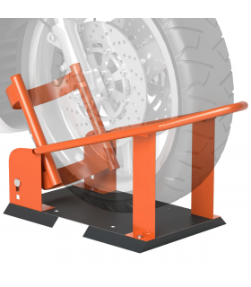 HOMCOM 816.5 kg Motorcycle Wheel Chock, Motorcycle Front Wheel Chock Holder