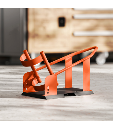 HOMCOM 816.5 kg Motorcycle Wheel Chock, Motorcycle Front Wheel Chock Holder