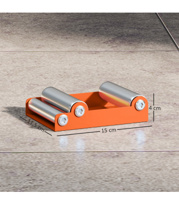 HOMCOM Motorcycle Wheel Roller Stand for Tyre Cleaning and Chain Lubrication