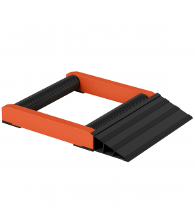 HOMCOM Motorcycle Wheel Roller Stand for Tyre Cleaning and Chain Lubrication