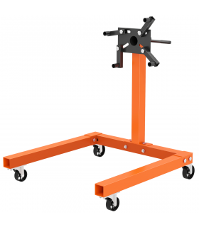 HOMCOM 570 kg Rotating Engine Stand with Adjustable Head, Orange