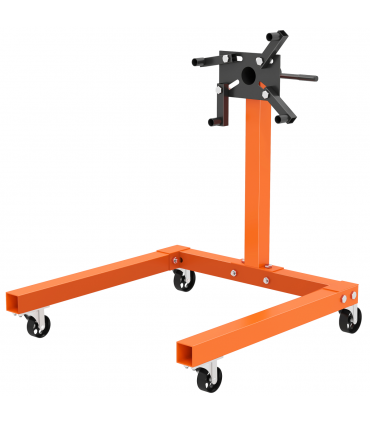 HOMCOM 570 kg Rotating Engine Stand with Adjustable Head, Orange