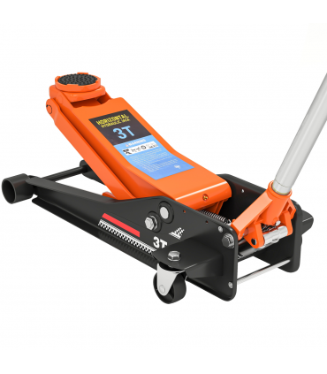 HOMCOM 3 Ton Low Profile Floor Jack, 7.5-50.5 cm Hydraulic Car Trolley Jack