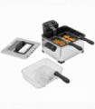 HOMCOM 5L Deep Fryer with Removable Oil Basket and Viewing Window, 2000W