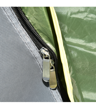 POP-UP TENT: Green 190T Polyester 140H x 210L x 210Wcm Camping Festival Hiking