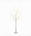 5ft Artificial White Birch Tree Light  96 Warm White Pre-Lit LED Light
