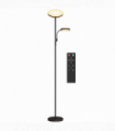 HOMCOM Floor Lamp for Living Room, Standing Lamp with 4 Scene Modes, Black