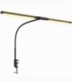 HOMCOM Double Head Table Lamp with 3 Colour Modes & 10 Dimmable, Black