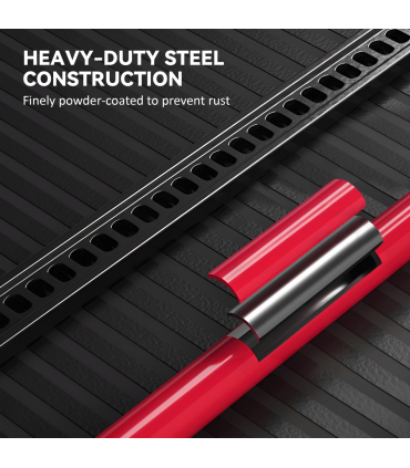 HOMCOM 33" 3 Tonne High Lift Farm Jack for 4x4 Tractors Trucks, Red