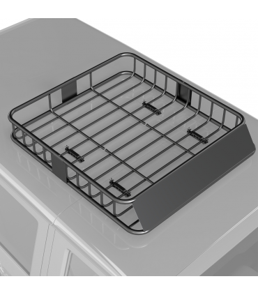 HOMCOM 90.7 kg Universal Roof Rack Basket, Steel Car Rooftop Luggage Holder