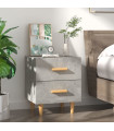 Bed Cabinet Concrete Grey 40x35x47.5 cm
