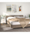 Bed Cabinets 2 pcs White 40x35x47.5 cm