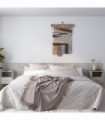 Bed Headboard with Cabinets Concrete Grey Engineered Wood