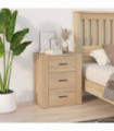 Bedside Cabinet Sonoma Oak 50x36x60 cm Engineered Wood