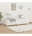 Day Bed White 80x200 cm Solid Wood Pine