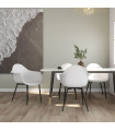 Dining Chairs 4 pcs White PP