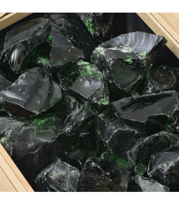 Gabion Rocks Glass Green 60-120 mm 25 kg