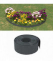 Garden Edgings 4 pcs Grey 10 m 20 cm Polyethylene