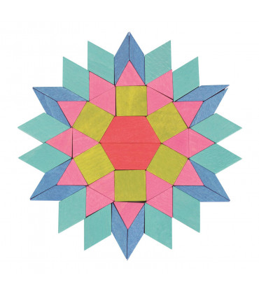 LELIN WOODEN MOSAIC BLOCKS 250PCS L10263