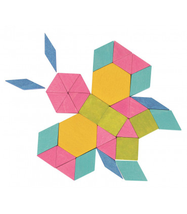 LELIN WOODEN MOSAIC BLOCKS 250PCS L10263