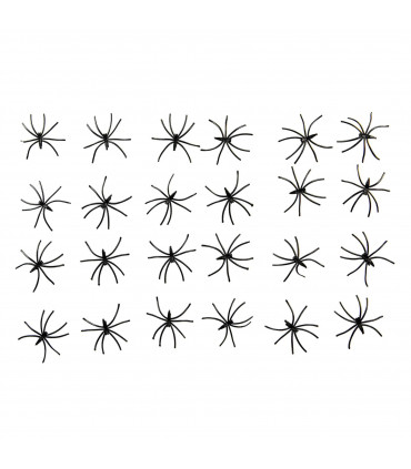 2X VINSANI PACK OF 24 SPOOKY SPIDERS NTT