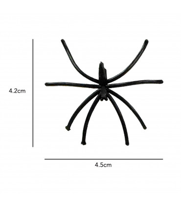 2X VINSANI PACK OF 24 SPOOKY SPIDERS NTT