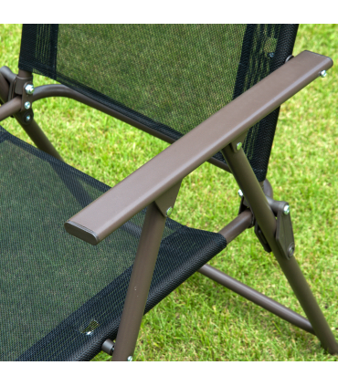 6 Pcs Bistro Set, Texteline-Black