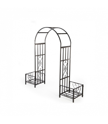 Huntingdon Ornamental Arch with Planters