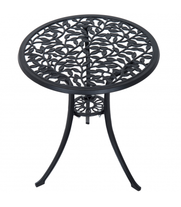 Cast Aluminium 3 Pcs Bistro Set-Black