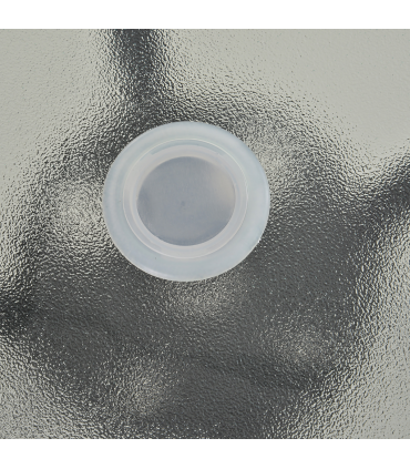 80cm Outdoor Round Dining Table Garden Patio Tempered Glass Top w/ Parasol Hole