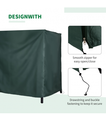 164cm Height Oxford Polyester Waterproof Swing Chair Cover Green