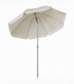 2.2M Tilt Beach Umbrella Parasol-Cream White