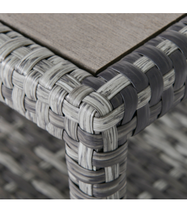 7-Seater Outdoor Garden Rattan Furniture Set w/ Recliners Grey