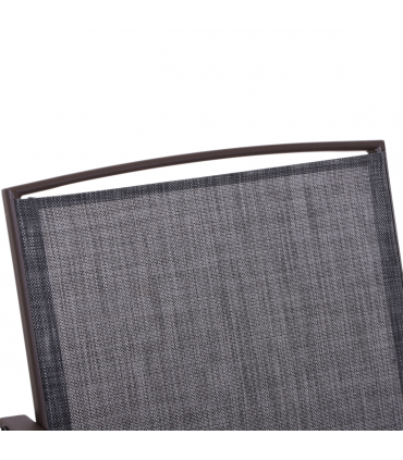 Double Glider Rocking Chairs Garden Table High Back Conversation Duo Set