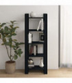 Book Cabinet/Room Divider Black 60x35x160 cm Solid Wood