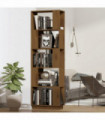 Book Cabinet/Room Divider Honey Brown 51x25x163.5 cm Solid Wood