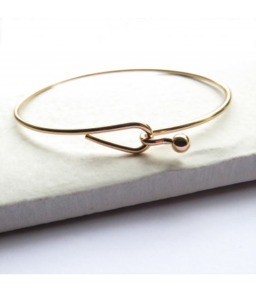 Gold Hoop Bangle - 6026
