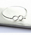 Infinity Silver Bangle