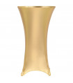2 pcs Table Covers Stretch 80 cm Gold